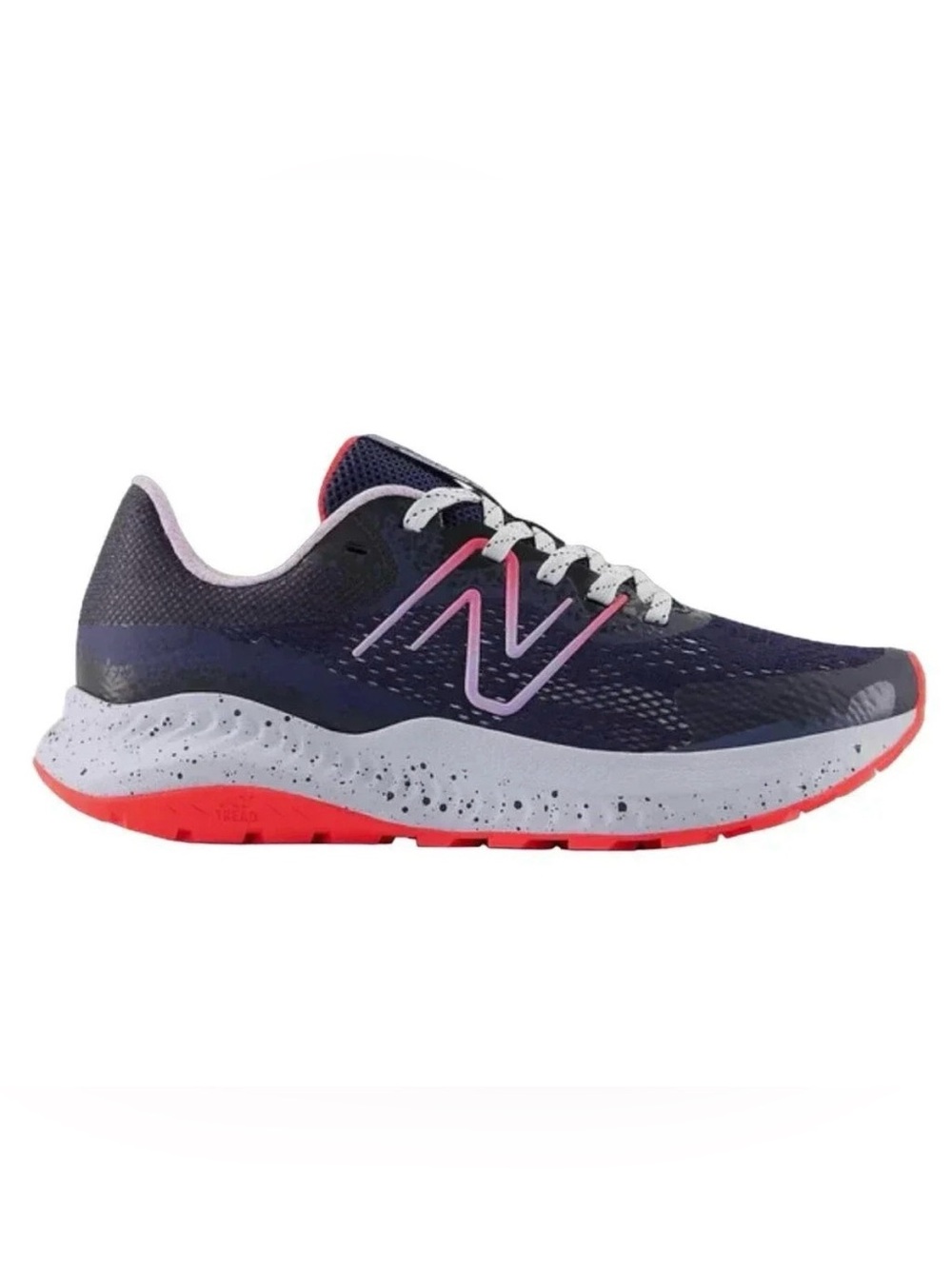 🔥 New Balance DynaSoft Nitrel v5 Trail Running Shoe Women Sz 5 Indigo Navy Coral